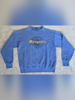 Vintage Jansport Marquette University Numen Flumenque Embroidered Sweatshirt XL